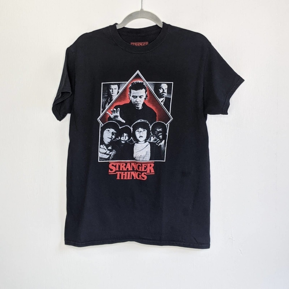 Stranger Things Netflix Tshirt Medium Black Promo